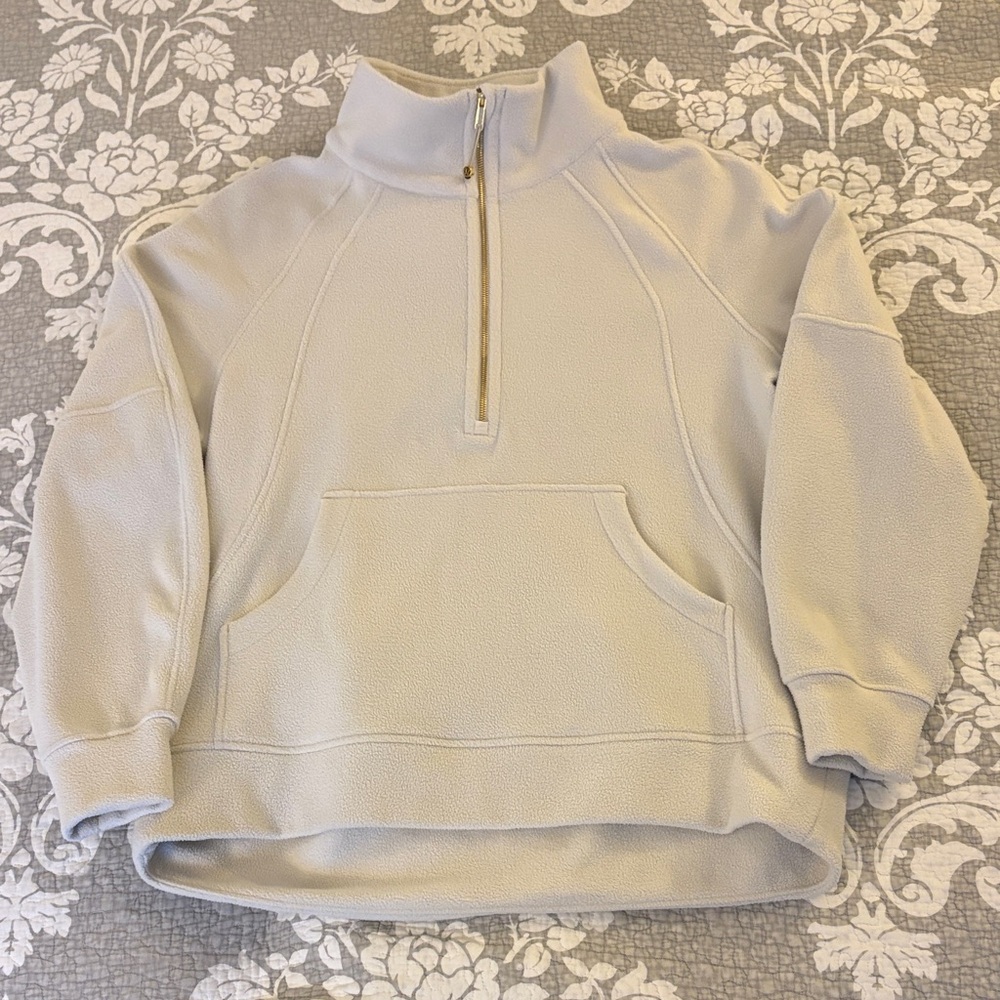 Lululemon Oversized Funnel Neck Fleece Scuba ~ Size XL/XXL ~ Bone